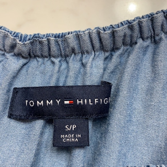 Denim Ruffle Dress - Picture 3 of 3